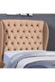 PLUTO HEADBOARD VELVET GOLD L-100 : H-125 CM