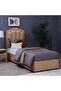URANUS HEADBOARD VELVET GOLD L-90 : H-125 CM - 5