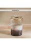 Sterling Ombre Glass Waste Bin 19X19X26cm - Clear/Black - 5