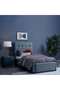 VISTA HEADBOARD CHANEL TEAL L-90 : H-125 CM - 4
