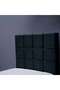 HERMONIA HEADBOARD CHANEL DARK GREY L-100 : H-125 CM - 3