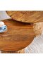 Vision Coffee Table Set Of 2 Wood - Brown - 3