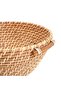 Natura Rattan Basket With Handle Dia26x13cm - Natural - 2