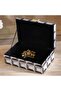 Leyton Glass Decor Box 20x12x8cm - Black - 3