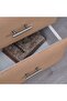 EMIRATES DOUBLE DRAWER NIGHT STAND-VELVET~GOLD - 4