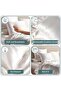 Luxury Mulberry Silk 3-piece Super King Duvet Cover Set 260x220cm - Ivory - 8