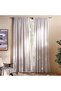 Hailey Sheer 2 Piece Curtain Set 135x240cm - Grey