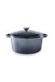 Glazura Enameled Cast Iron Cooking Pot 4l - Ombre Grey - 7