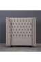 NEPTUNE HEADBOARD VELVET BEIGE L-90 : H-125 CM - 5