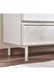 Abbigail Dresser With Mirror - Light Grey - 4