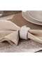 Mison 4-Piece Marble Napkin Ring Dia5x3cm -White
