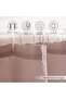 Lazlo Shower Curtain Beige 180x180cm - 4