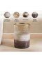 Sterling Ombre Glass Waste Bin 19X19X26cm - Clear/Black - 4