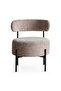 Sergio Accent Chair - Beige & Black - 5