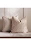 Harlyn 2 piece cushion cover set-45x45 cm- Beige