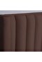 Venus Headboard Velvet Brown L-120 : H-125 Cm - 3