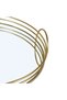 Solana Round Metal Tray With Glass Mirror Dia35x3cm- Gold - 4