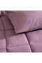 Down Alternative 2-piece Reversible Comforter Set 150x220cm - Pink Grey - 3