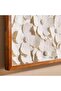 Blooms Handmade Shadow Box 100x100cm - Ivory - 2