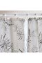 Botanic Canvas Shower Curtain 180X180cm- Grey - 2