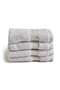 Classic Zero Twist 600 Gsm 4pk Fingertip Towel 30x30 Cm-white - 3