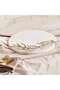 Ornate Marble Cheese Board 30.5x28.5x6.5cm - Gold