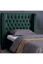 NEPTUNE HEADBOARD CHANEL OLIVE GREEN L-120 : H-125 CM
