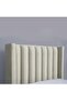 Venus Headboard Velvet White L-120 : H-125 Cm