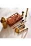 Aurele 10-piece Tool Set With Wooden Stand - Gold - 2