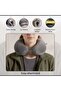 Trek Memory Foam Travel Pillow 30x30x9cm - Grey - 5
