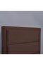 TROJAN HEADBOARD VELVET BROWN L-120 : H-125 CM - 3