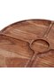 Rabaha Acacia Chip Dip Serving Platter Dia40.6x2.5cm - Natural - 3