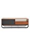 Rosil Coffee Table Medium Curved Legs - Walnut - 7