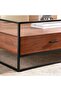Rosil Coffee Table Medium Box Legs - Walnut - 4