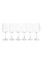 Waterfall 6-Piece Stemware Crystal Glass Set 550Ml -Clear - 3