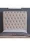 Aurora Headboard Chanel Beige L-120 : H-125 Cm - 2