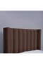 VENUS HEADBOARD VELVET BROWN L-90 : H-125 CM