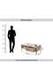 Alonzo Coffee Table With 1 Drawer Melamine - Natural & White - 5