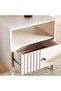 Alonzo End Table With 1 Drawer Melamine - Natural & White - 3