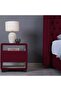 EMIRATES SPACE NIGHT STAND-VELVET~MAROON - 2