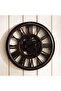 Ontario Gear Wall Clock Dia 50x4.8cm- Black - 3