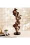 Callisto Metal Decor Sculpture With Granite Base 22x16x60cm - Antique Gold