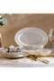 Safir Porcelain Cereal Bowl Dia14cm -white - 3