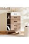 Macrina Chest Of 5 Drawer - White & Walnut - 2