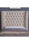 NEPTUNE HEADBOARD CHANEL BEIGE L-90 : H-125 CM - 2