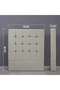 Vista Headboard Velvet White L-120 : H-125 Cm - 4