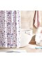 Rainbow And Hearts Shower Curtain 180x180cm - Purple