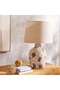 Zenny E-27 Ceramic Table Lamp 35x35x56cm - Grey
