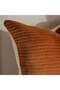 Indulgence Velvet Pleated Cushion Cover 50x50cm - Golden Oak - 2