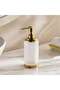 Astrid Glass Soap Dispenser 7x7x19cm - Gold